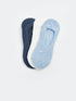 LC Waikiki Women's Flat Flat Shoes Socks 3-Pack